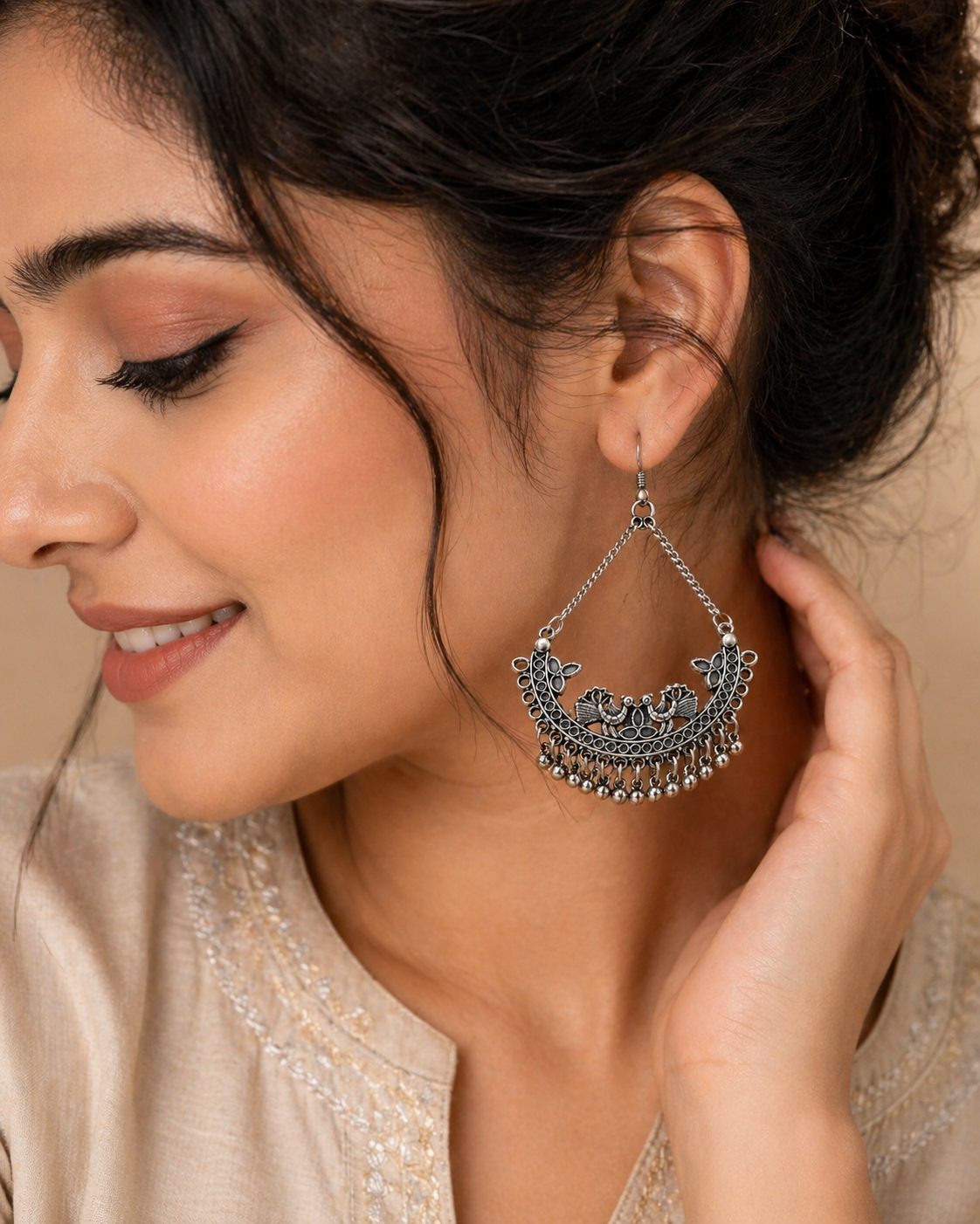 Oxide elegant earing, jewellery